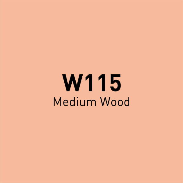 Vincent Graph Master Brush Marker W115 Medi̇um Wood - 4