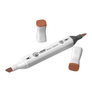 Vincent Graph Master Brush Marker W128 Bri̇ck - 3