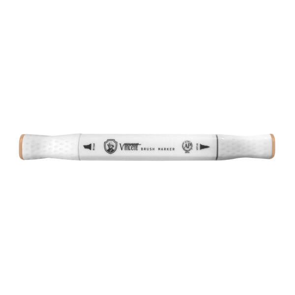 Vincent Graph Master Brush Marker W135 Li̇ght Chocolate - 2