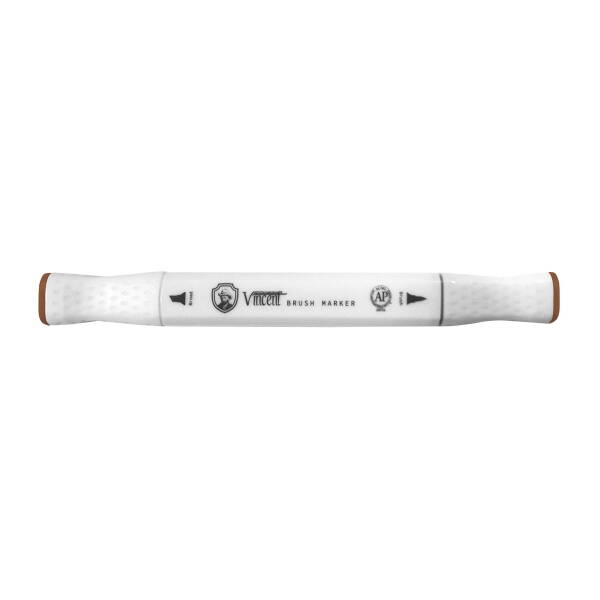 Vincent Graph Master Brush Marker W137 Burnt Umber - 2