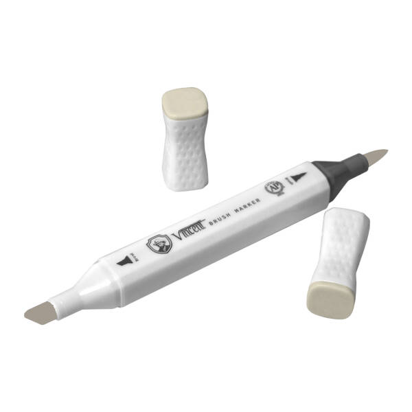 Vincent Graph Master Brush Marker W173 Pale Khaki̇ - 3