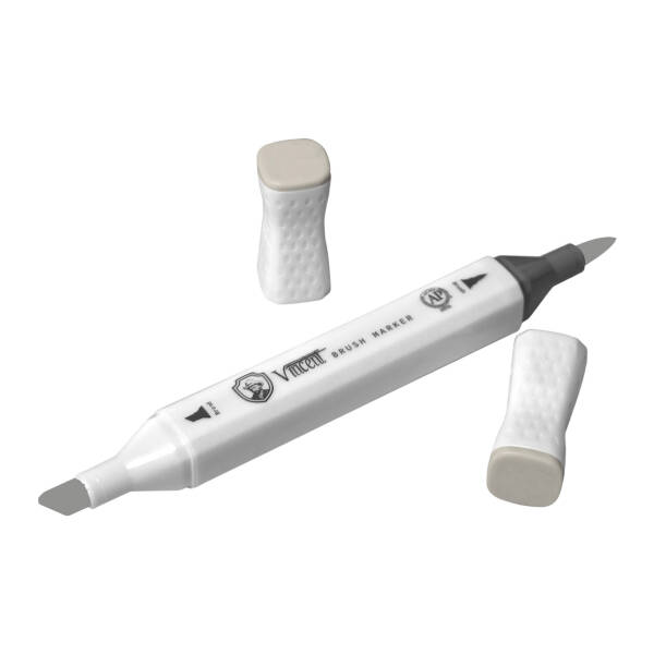 Vincent Graph Master Brush Marker W174 Pebble - 3
