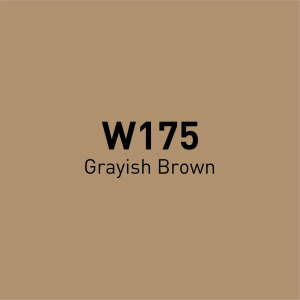 Vincent Graph Master Brush Marker W175 Grayi̇sh Brown - 4