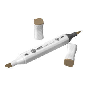 Vincent Graph Master Brush Marker W175 Grayi̇sh Brown - 3