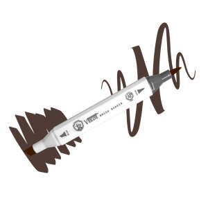Vincent Graph Master Brush Marker W179 Walnut - Vincent
