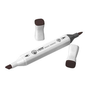 Vincent Graph Master Brush Marker W179 Walnut - 3