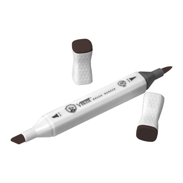 Vincent Graph Master Brush Marker W179 Walnut - 3
