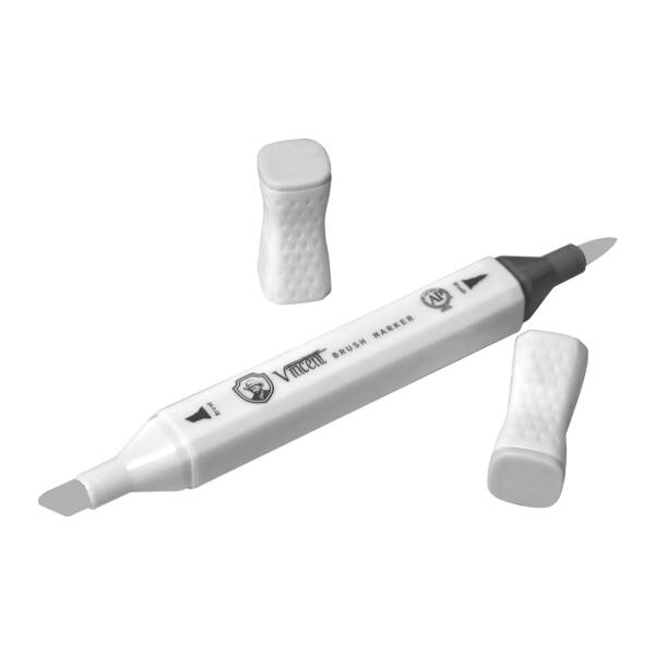 Vincent Graph Master Brush Marker Wg02 Warm Gray 02 - 3