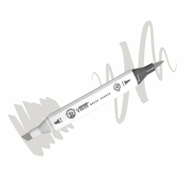 Vincent Graph Master Brush Marker Wg04 Warm Gray 04 - 1