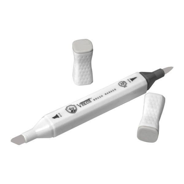 Vincent Graph Master Brush Marker Wg04 Warm Gray 04 - 3