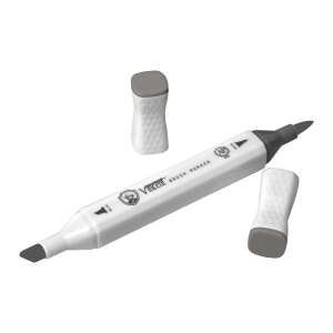 Vincent Graph Master Brush Marker Wg08 Warm Gray 08 - 3