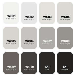 Vincent Graph Master Brush Marker Wg12 - 2