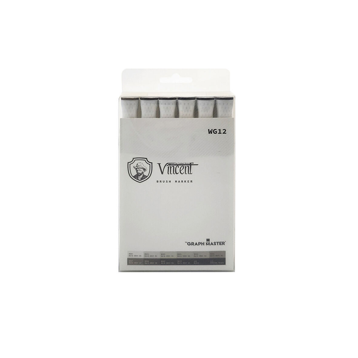 Vincent Graph Master Brush Marker Wg12