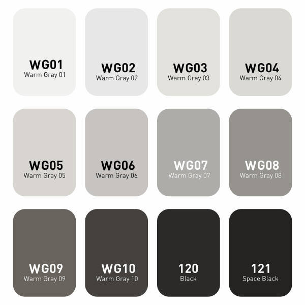 Vincent Graph Master Brush Marker Wg12 - 2