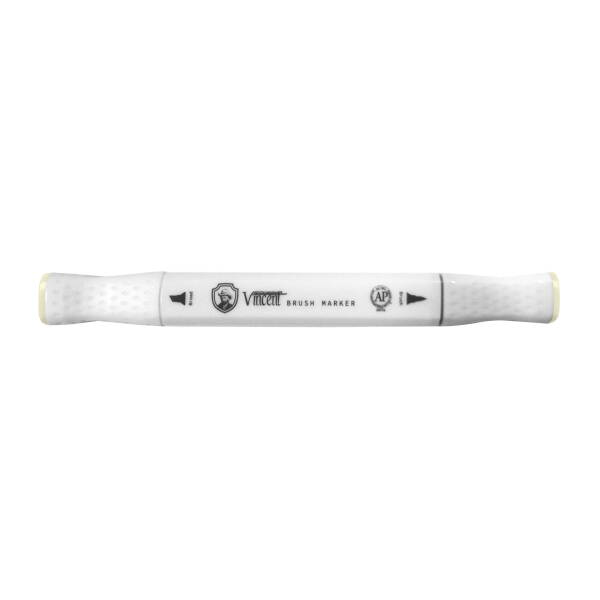 Vincent Graph Master Brush Marker Y112 Pale Yellow - 2