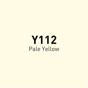 Vincent Graph Master Brush Marker Y112 Pale Yellow - 4