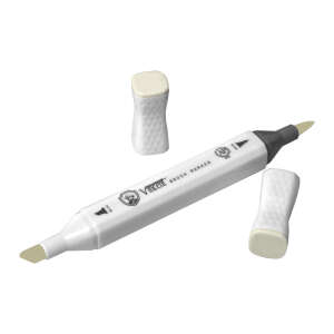 Vincent Graph Master Brush Marker Y112 Pale Yellow - 3