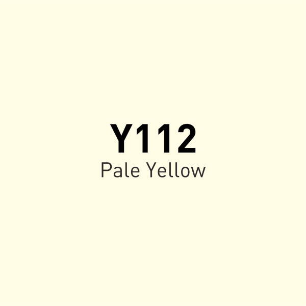 Vincent Graph Master Brush Marker Y112 Pale Yellow - 4