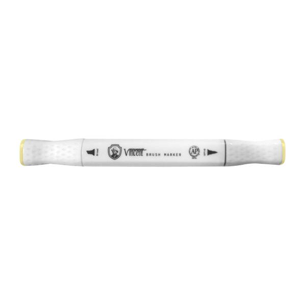 Vincent Graph Master Brush Marker Y113 Lemon Yellow - 2