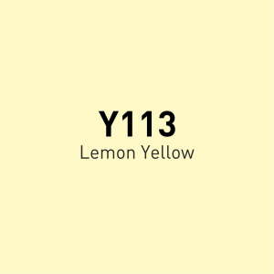 Vincent Graph Master Brush Marker Y113 Lemon Yellow - 4