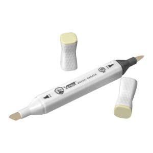 Vincent Graph Master Brush Marker Y113 Lemon Yellow - 3