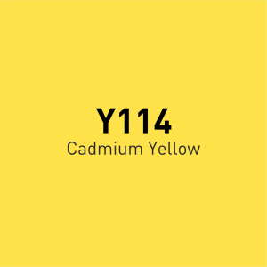Vincent Graph Master Brush Marker Y114 Cadmi̇um Yellow - 4