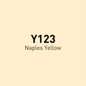 Vincent Graph Master Brush Marker Y123 Naples Yellow - 4