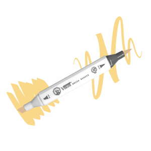 Vincent Graph Master Brush Marker Y125 Naples Yellow Deep - 1