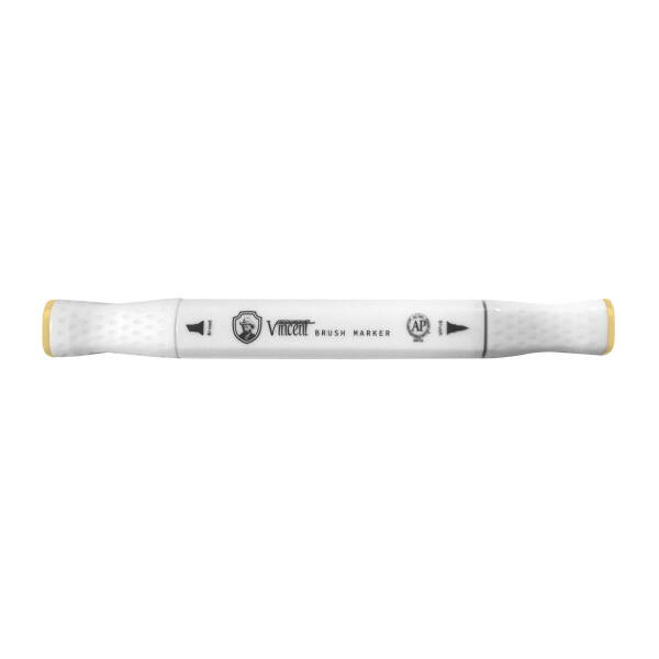 Vincent Graph Master Brush Marker Y125 Naples Yellow Deep - 2