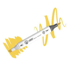 Vincent Graph Master Brush Marker Y126 Mustard - Vincent