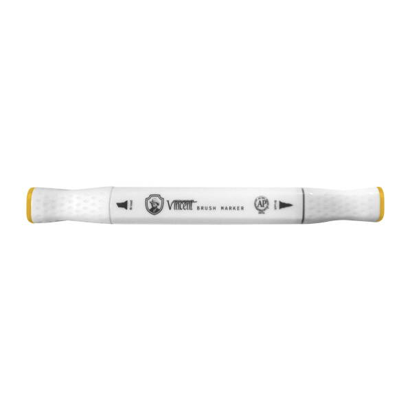 Vincent Graph Master Brush Marker Y135 Yellow Ochre - 2