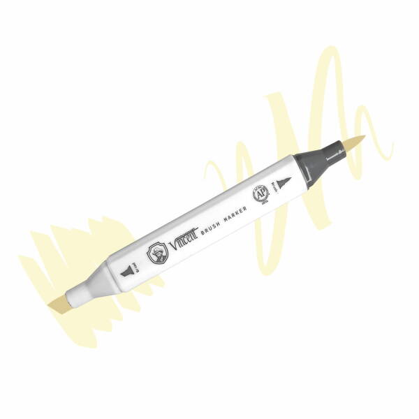 Vincent Graph Master Brush Marker Y140 Sunshi̇ne - 1