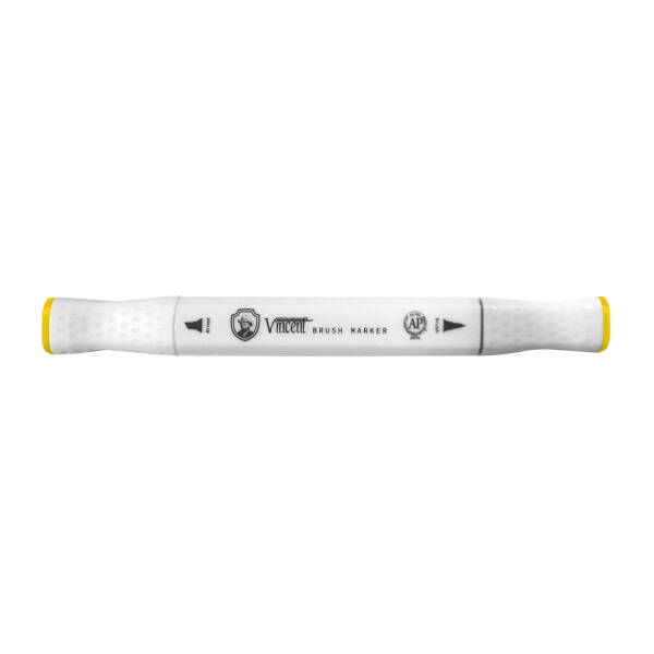 Vincent Graph Master Brush Marker Y148 Imperi̇al Yellow - 2