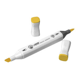 Vincent Graph Master Brush Marker Y148 Imperi̇al Yellow - 3