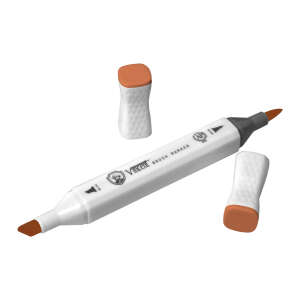 Vincent Graph Master Brush Marker Y158 Fresh Vermilion - 3