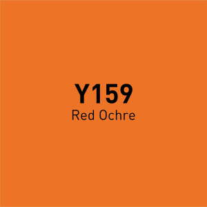 Vincent Graph Master Brush Marker Y159 Red Ochre - 4