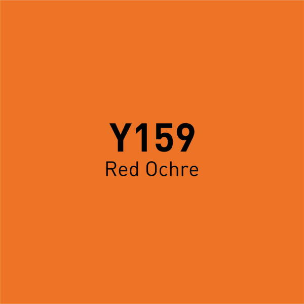 Vincent Graph Master Brush Marker Y159 Red Ochre - 4