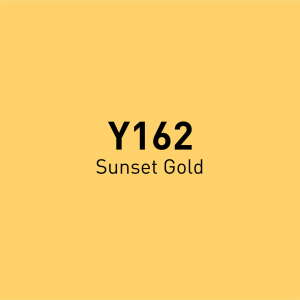 Vincent Graph Master Brush Marker Y162 Sunset Gold - 4