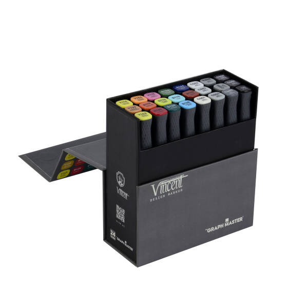 Vincent Graph Master Design Marker 24R - 2