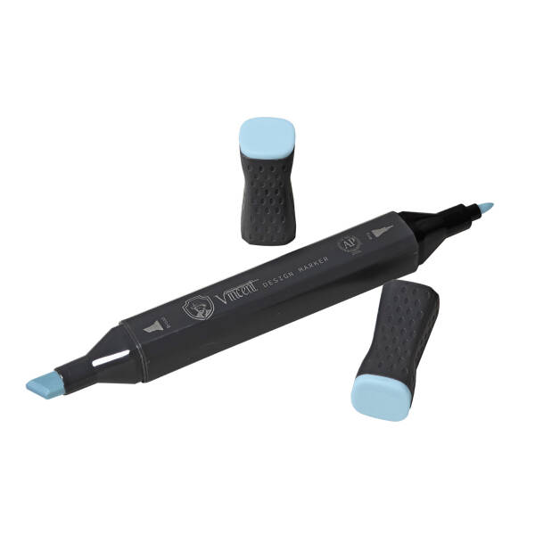 Vincent Graph Master Design Marker B113 Li̇ght Cyan - 3