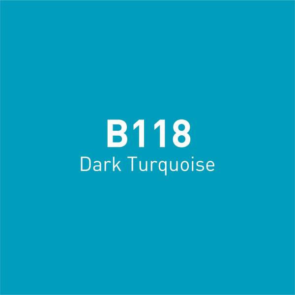 Vincent Graph Master Design Marker B118 Dark Turquoi̇se - 4