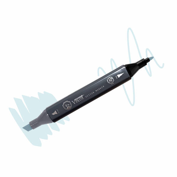 Vincent Graph Master Design Marker B124 Mi̇nt Blue - 1