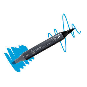 Vincent Graph Master Design Marker B128 Process Blue - Vincent