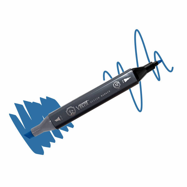 Vincent Graph Master Design Marker B167 Indi̇go - 1