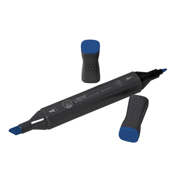 Vincent Graph Master Design Marker B169 Prussi̇an Blue - 3