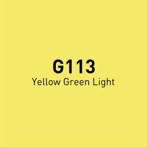 Vincent Graph Master Design Marker G113 Yellow Green Li̇ght - 4