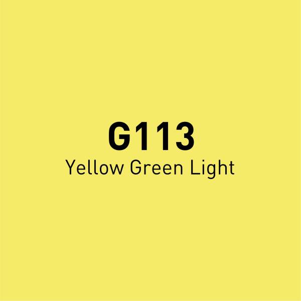 Vincent Graph Master Design Marker G113 Yellow Green Li̇ght - 4