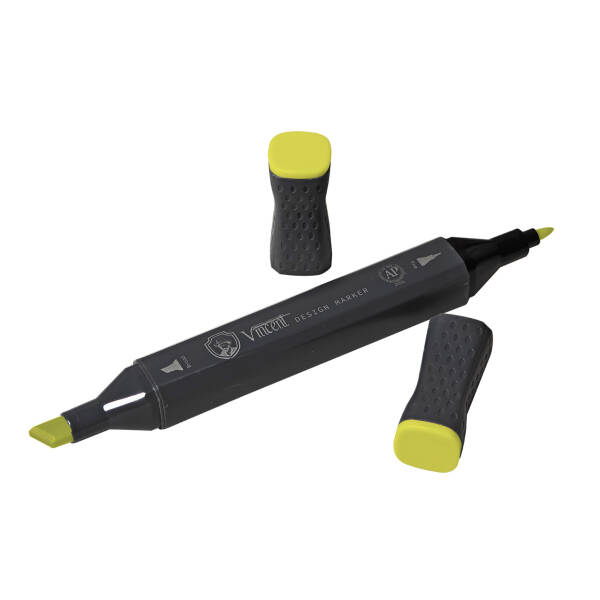Vincent Graph Master Design Marker G114 Yellow Green - 3