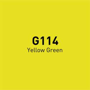 Vincent Graph Master Design Marker G114 Yellow Green - 4