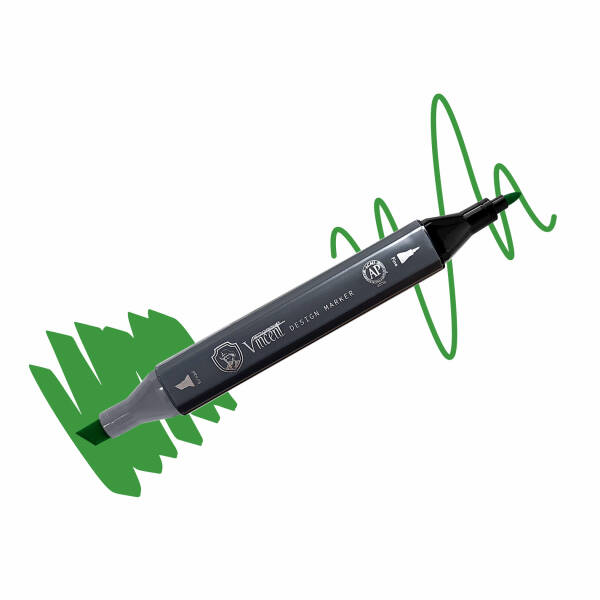 Vincent Graph Master Design Marker G128 Vi̇vi̇d Green - 1